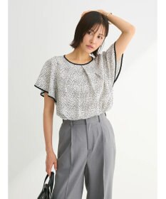 Green Parks アソートバタフライスリーブブラウス