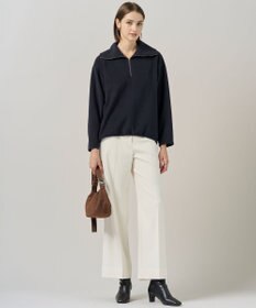 ICB 【洗える】 トリアセボディシェルピーチ ワイドパンツ