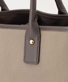 ANY 【PC・A4サイズ収納可】ステッチラインキャンバストート