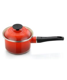 YAMATO テーブル＆キッチン 【ル・クルーゼ】EOS ソースパン 14cm  チェリーレッド