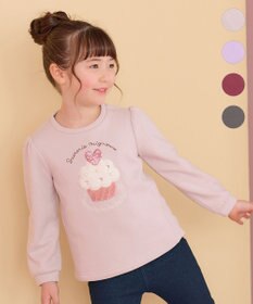 ANY KIDS 裏シャギー アップリケ トレーナー