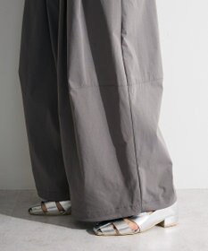 Green Parks ウエストフリルワイドコクーンパンツ