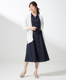 ANY SIS S 【接触冷感・UVカット・速乾】スムージーポリエステル シャツワンピース