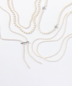 23区 クリップ パール ラリエット ネックレス