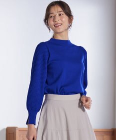 ANY SIS 【CICA加工・選べる9色展開】スリットポイントボトルネック ニット