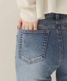 WEGO 【美脚パンツ】ストレッチフレアデニムパンツ
