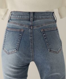 WEGO 【美脚パンツ】ストレッチフレアデニムパンツ