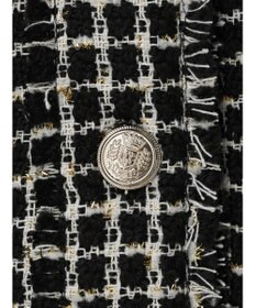 Green Parks ・ＥＬＥＮＣＡＲＥ　ＤＵＥ　ツィードノーカラージャケット