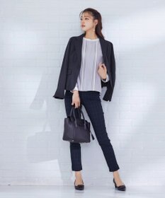 Tiaclasse 【洗える】ストレッチスリムパンツ