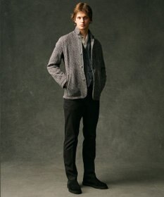 JOSEPH ABBOUD 【キングサイズ・軽量/ストレッチ/イージーケア】ツィーディーフリース ジャケット