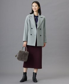 J.PRESS LADIES L 【WEB限定カラーあり・洗える】ダンボール ナロー スカート