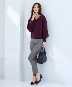 Tiaclasse 【洗える】ストレッチスリムパンツ