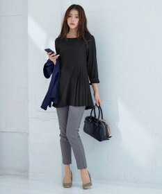 Tiaclasse 【洗える】ストレッチスリムパンツ