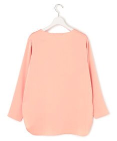 23区 L 【洗える】サテン ロングスリーブ Tシャツ