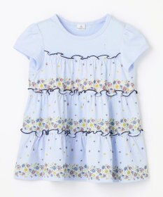 組曲 KIDS 【110-140㎝】ティアードフラワー チュニック