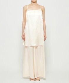 uncrave アセテートヴィンテージサテン ワイドパンツ