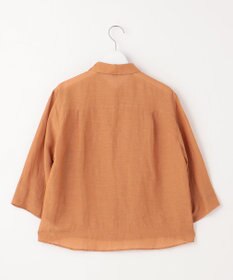 J.PRESS LADIES 【洗える】シアーリネン ブラウス