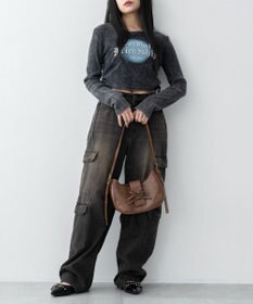 WEGO マルチWAYハーフムーンベルトバッグ