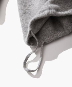 ATON WOOL CASHMERE SILK | タックストレートパンツ