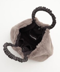 ANY ギャザーハンドルファートートバッグ