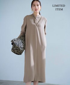 ICB 【WEB限定・洗える】 ライトダブルクロス ジャンパースカート ワンピース