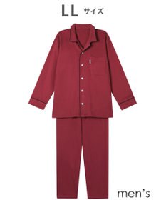 ワコール／睡眠科学 メンズ パジャマ 綿100%(本体) あったか 長袖 長ズボン YGW451 睡眠科学／ワコール