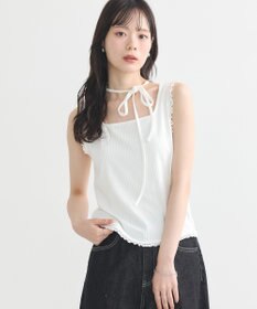 earth music&ecology マルチｗａｙネックホルターレースタンク