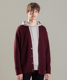 JOSEPH HOMME リッジメリノ　Vネックカーディガン
