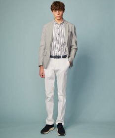 JOSEPH ABBOUD 【オーガニックコットン】オーガニックコードストライプ シャツ