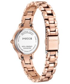 CITIZEN 【wicca】レトロクラシカルなソーラーテック電波時計 ベルト調整簡単 ギフトにぴったり