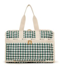 LeSportsac DELUXE MED WEEKENDER/フォレストギンガム