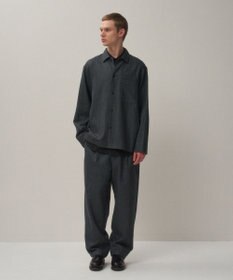 ATON LINEN WOOL TWILL | シャツジャケット - UNISEX