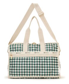 LeSportsac DELUXE MED WEEKENDER/フォレストギンガム
