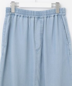 自由区 L 【セット可/洗える】テンセルデニム ロングスカート