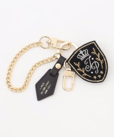 J.PRESS LADIES 【本革・2way】ワッペン バッグ チャーム