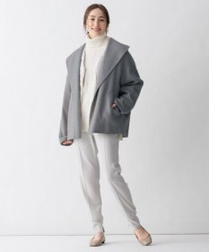 自由区 【洗える・Sサイズ有】ピュアカシミヤ タートルネックニット (検索番号:JL26)