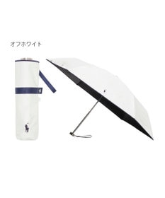 《新品》ポロ ラルフ ローレン　晴雨兼用日傘 POLO RALPH LAUREN（ポロ ラルフローレン）晴雨兼用日傘 バイカラー