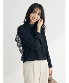 Green Parks ・Ｐｅｔｉｔ　Ｆｌｅｕｒ　イロイロレースブラウス