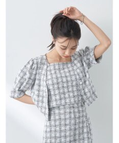 earth music&ecology ＳＥＴ２点　カットソーツィードアンサンブル