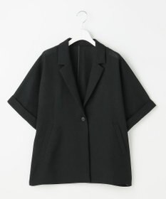 自由区 L 【人気素材・NEWアイテム】ラスティックメッシュハーフスリーブ ジャケット