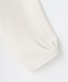 23区 S 【洗える】シルキーデシン ギャザー カットソー