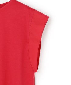 23区 【先行予約】スムースデザイン タフタスリーブ カットソー