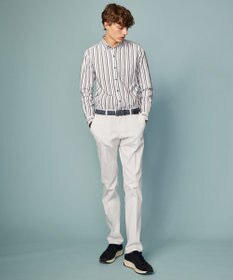 JOSEPH ABBOUD 【オーガニックコットン】オーガニックコードストライプ シャツ