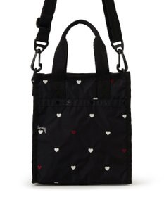 LeSportsac MINI N/S TOTE/レッド/ホワイトハートEMB