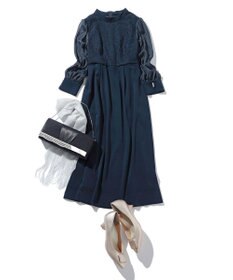 ANY SIS 【洗える】Nobleコンビ ドレス