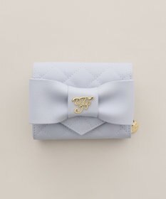 Maison de FLEUR キルティングFリボンウォレット