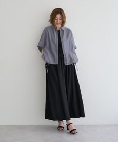 YECCA VECCA サイドスリットドロストシャツ