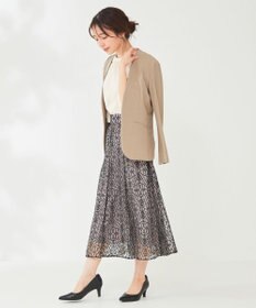 ANY SIS 【セットアップ可】リネンライクポリエステル ジャケット