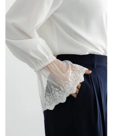 Te chichi 【セレモニーアイテム】2タックワイドパンツ（セットアップ可）