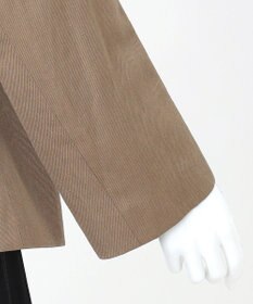 23区 【エステータ】ウールリネン レザートリミング ジャケット